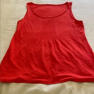 Eileen Fisher Vibrant Red Tank Top
